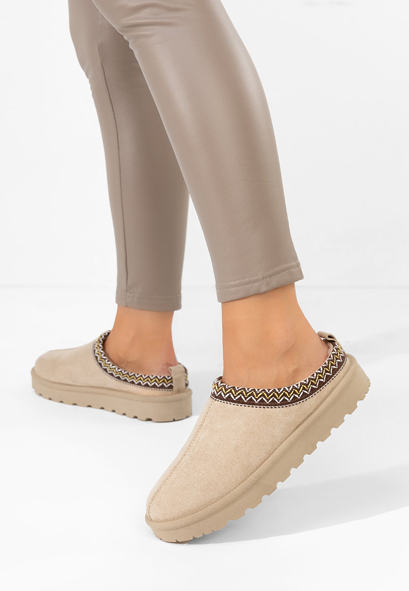 Zoccoli donna Airene beige