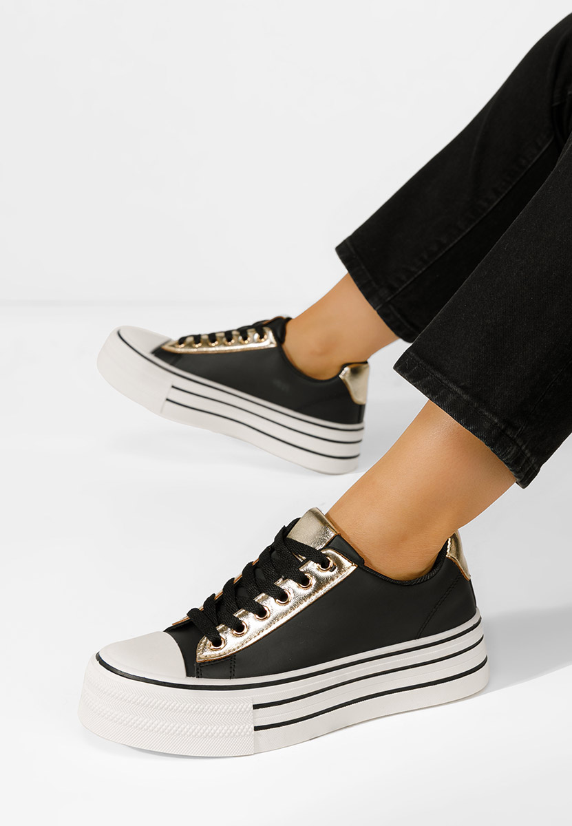 Scarpe da ginnastica con piattaforma Lorraine nero