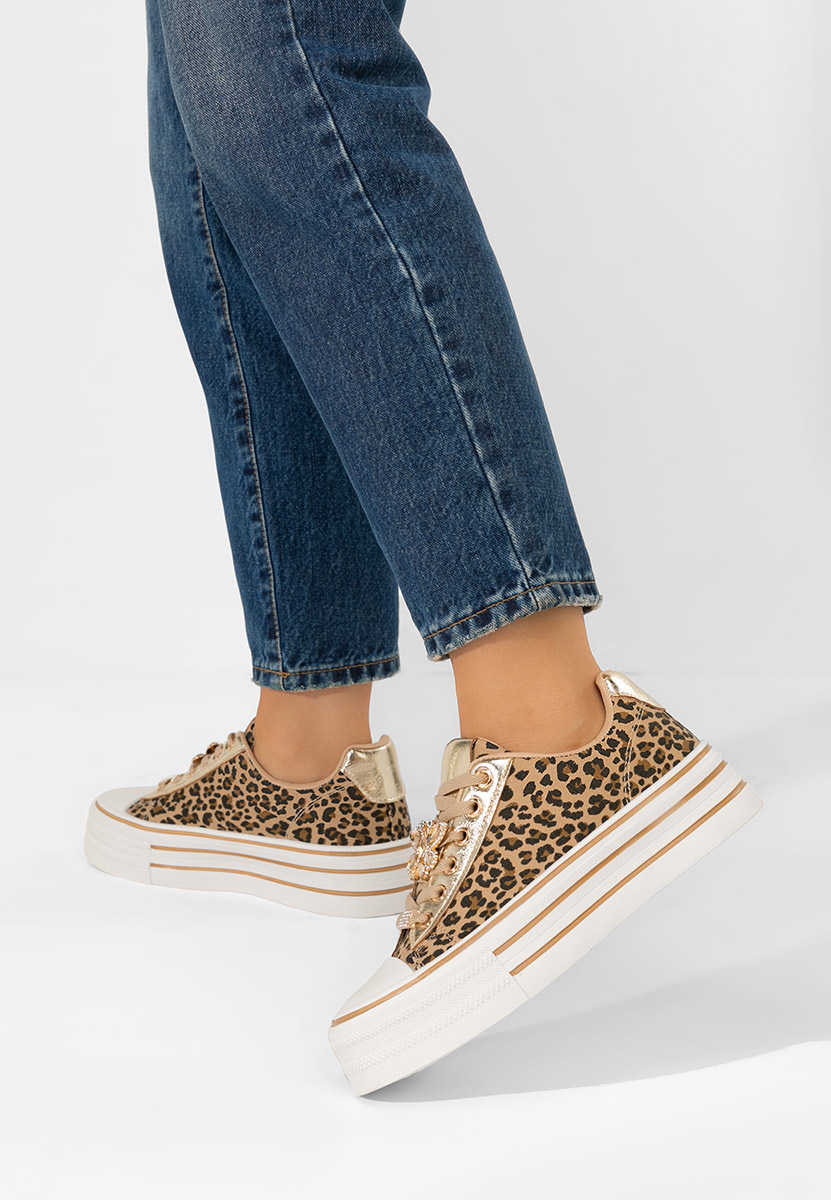 Scarpe da ginnastica donna Pamelia leopardi Scarpe da ginnastica donna Pamelia leopardi