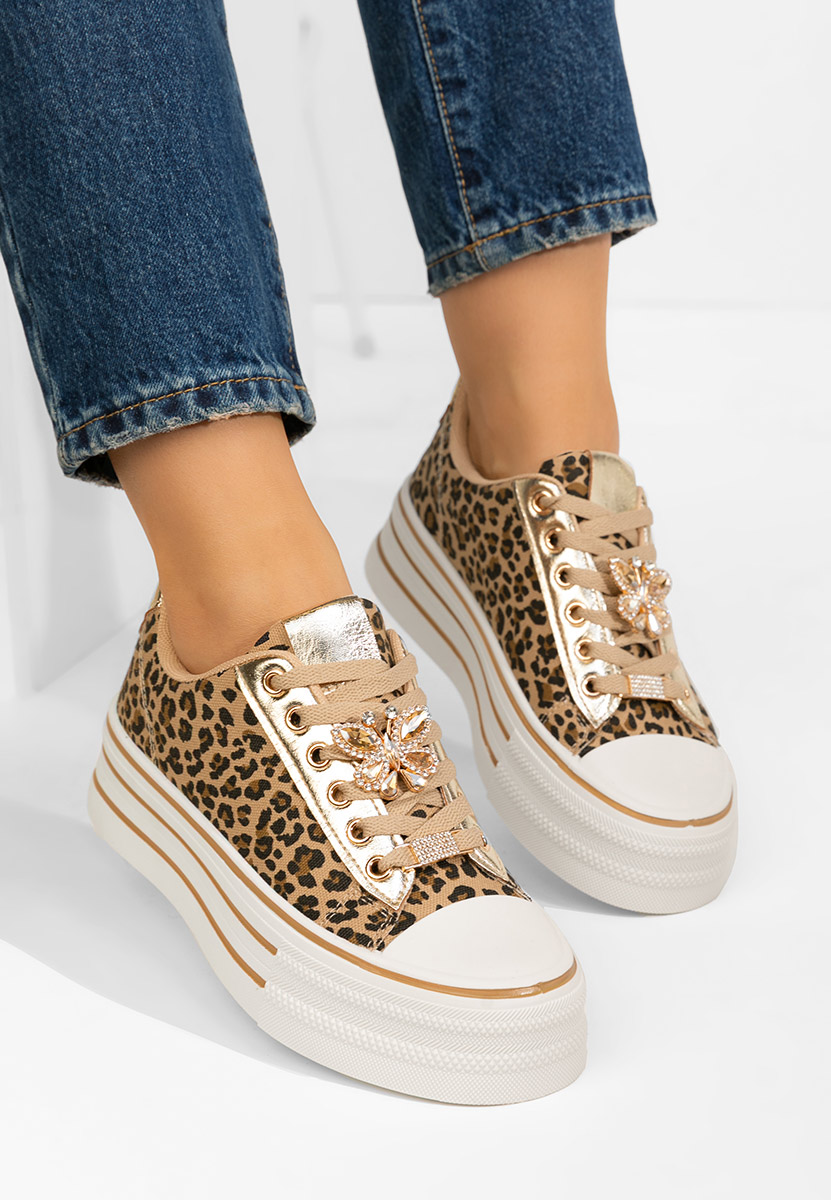 Scarpe da ginnastica donna Pamelia leopardi Scarpe da ginnastica donna Pamelia leopardi