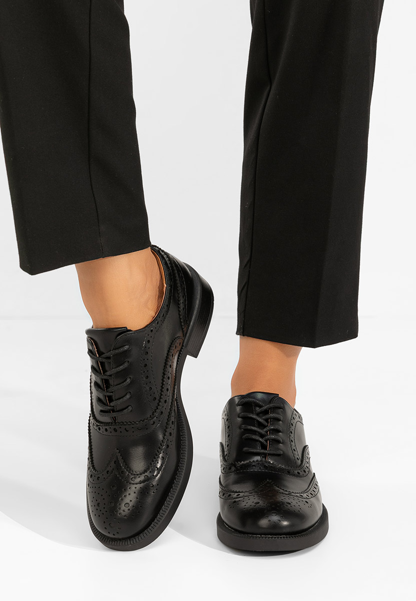 Scarpe brogue donna Valira nero Scarpe brogue donna Valira nero