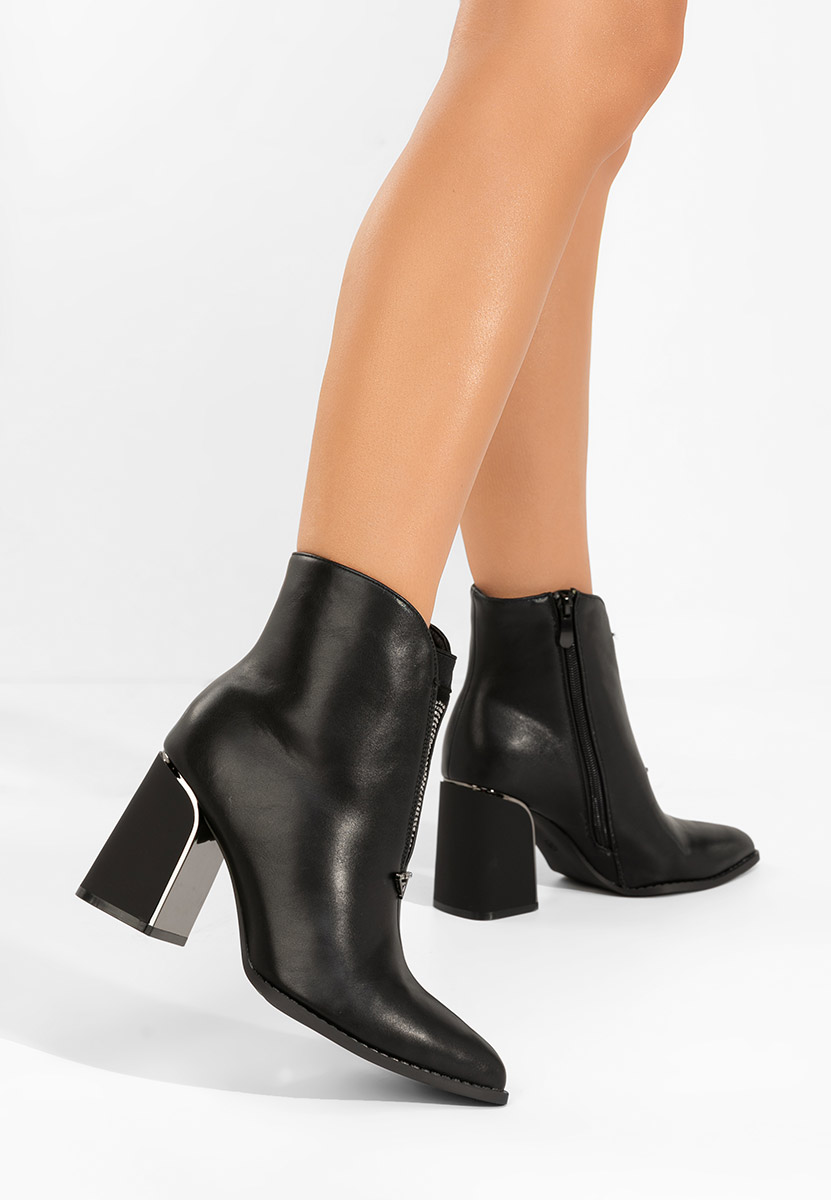 Tronchetti donna eleganti Misena nero