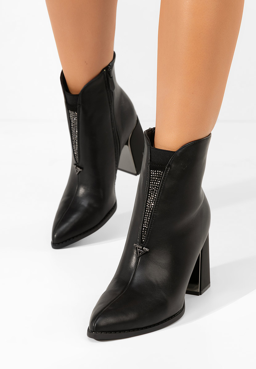Tronchetti donna eleganti Misena nero
