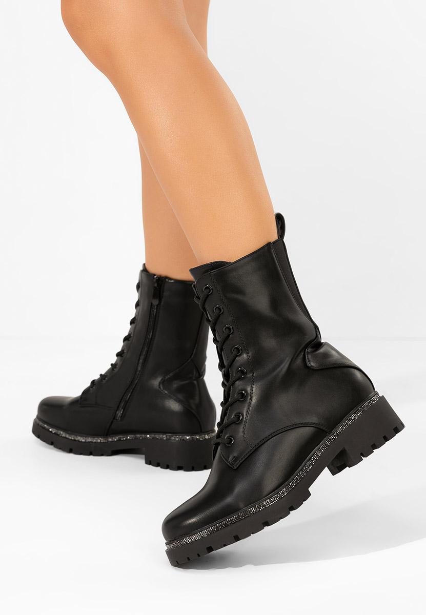 Anfibi donna Savencia nero