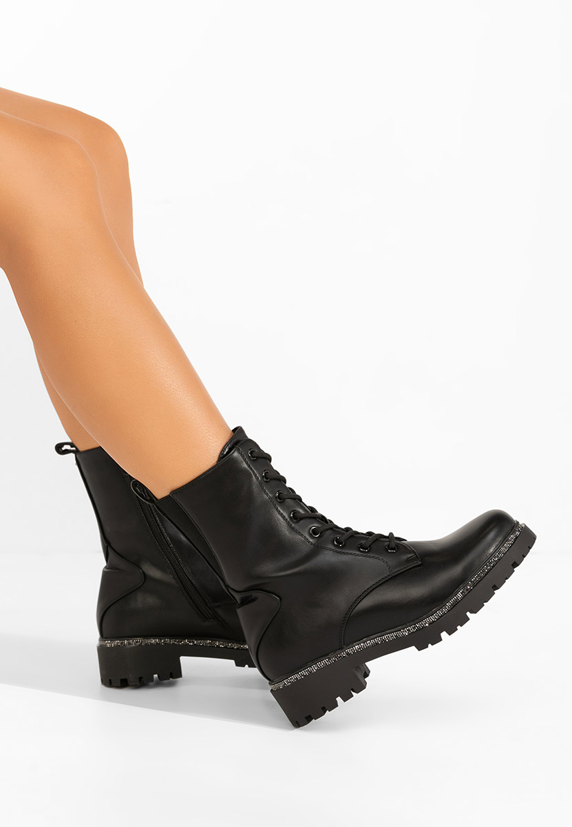 Anfibi donna Savencia nero