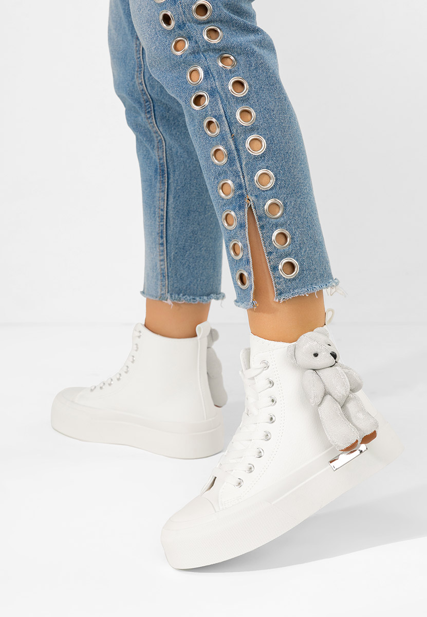 Scarpe da ginnastica High-Top Alisea bianchi