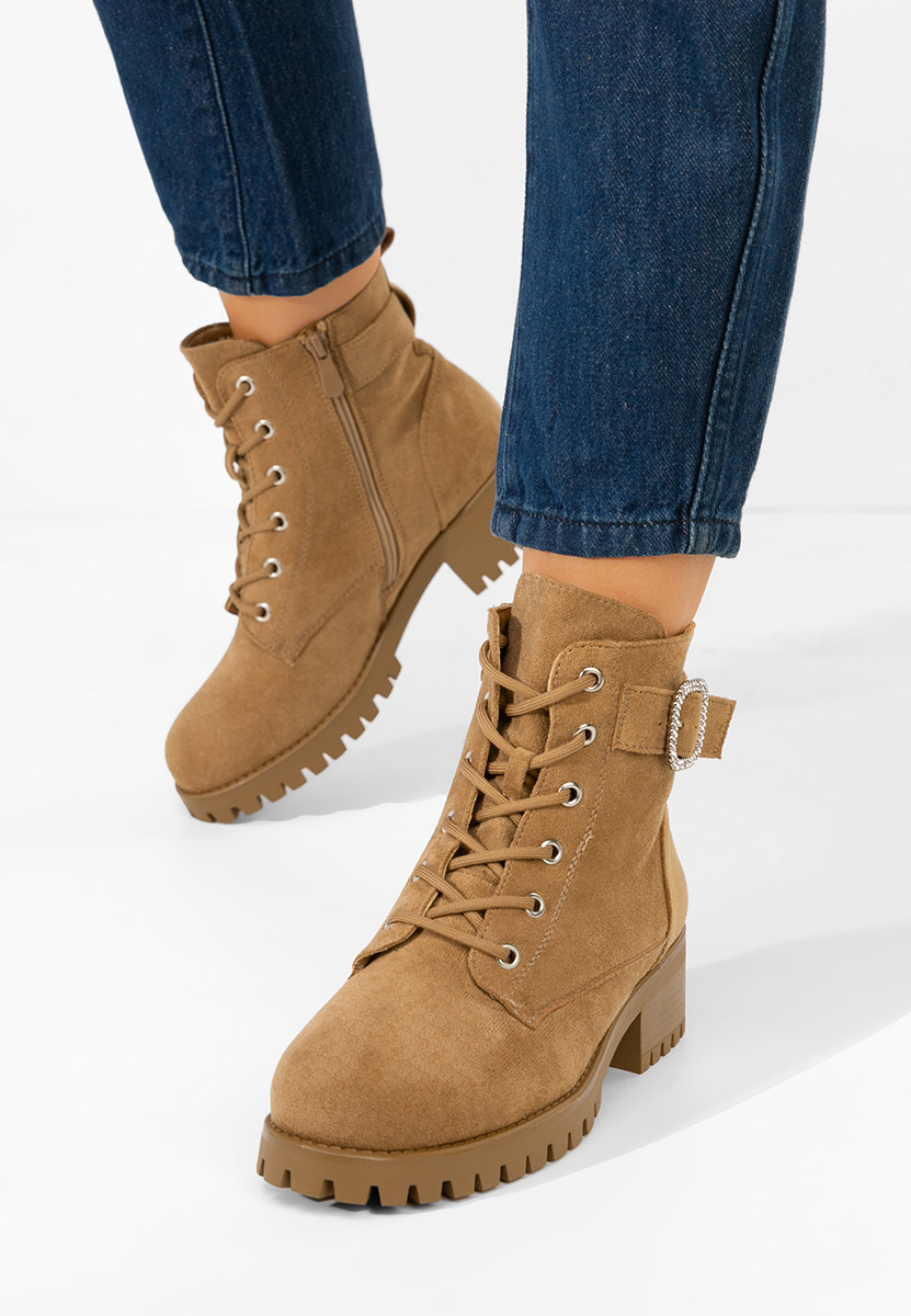 Stivaletti donna Garneta camel