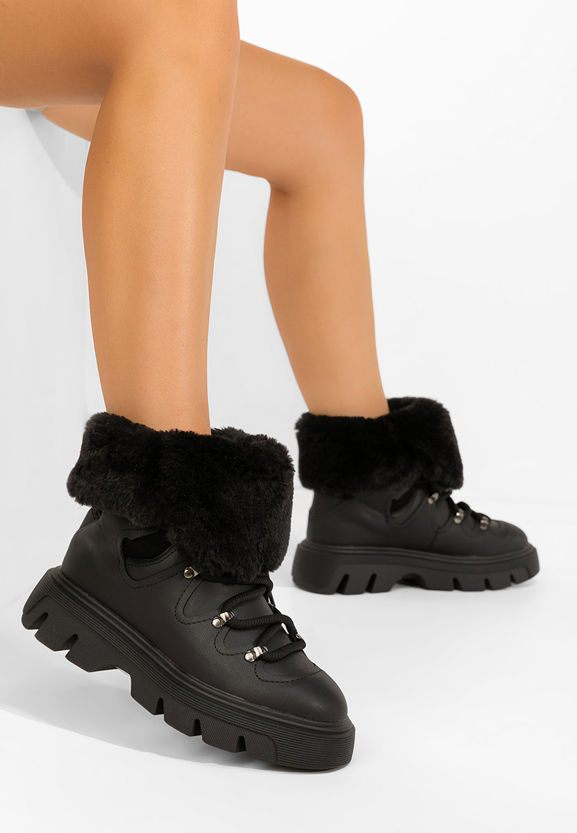 Stivaletti invernali donna Celima nero