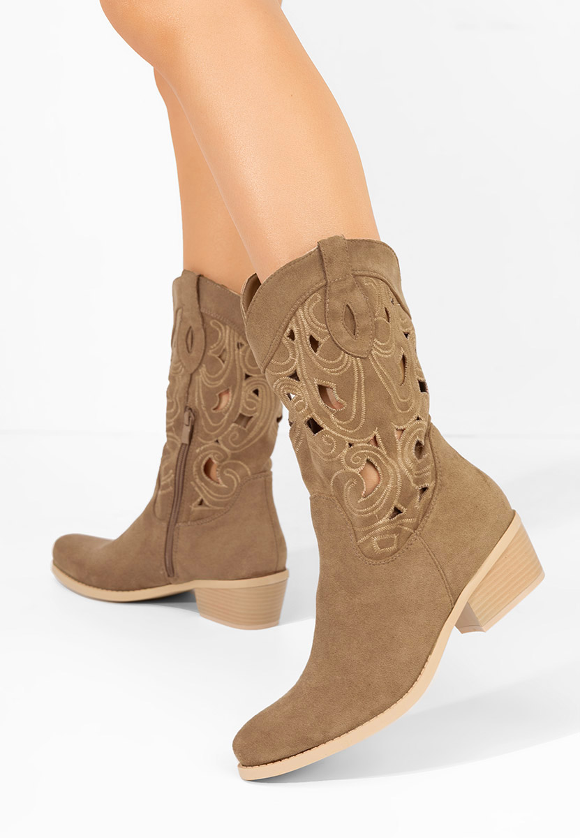 Stivali camperos donna Lettie cachi