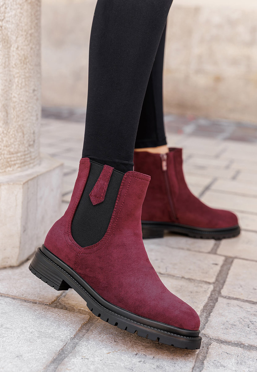 Stivaletti donna Nevea granata