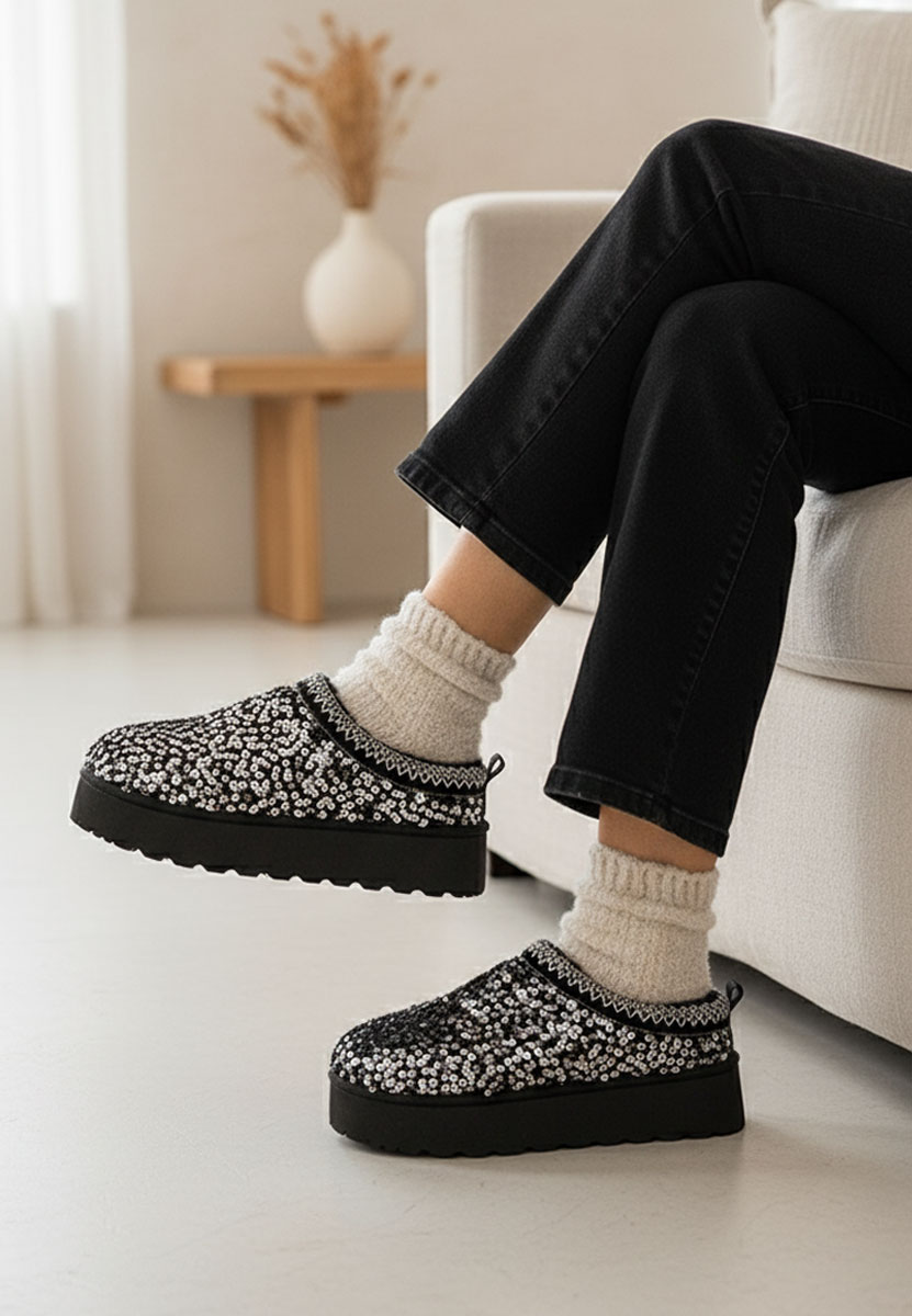 Ciabatte platform Joannna V2 nero Ciabatte platform Joannna V2 nero