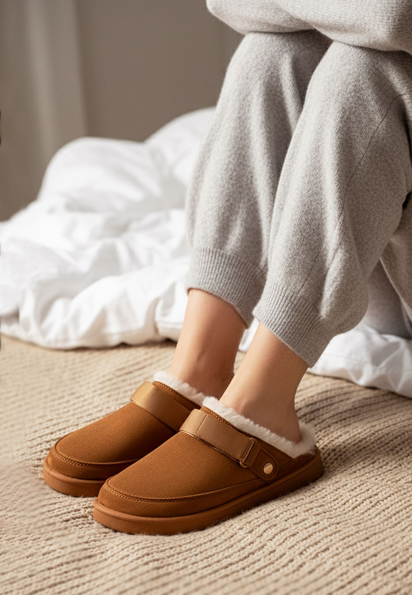 Zoccoli donna Aurivis camel