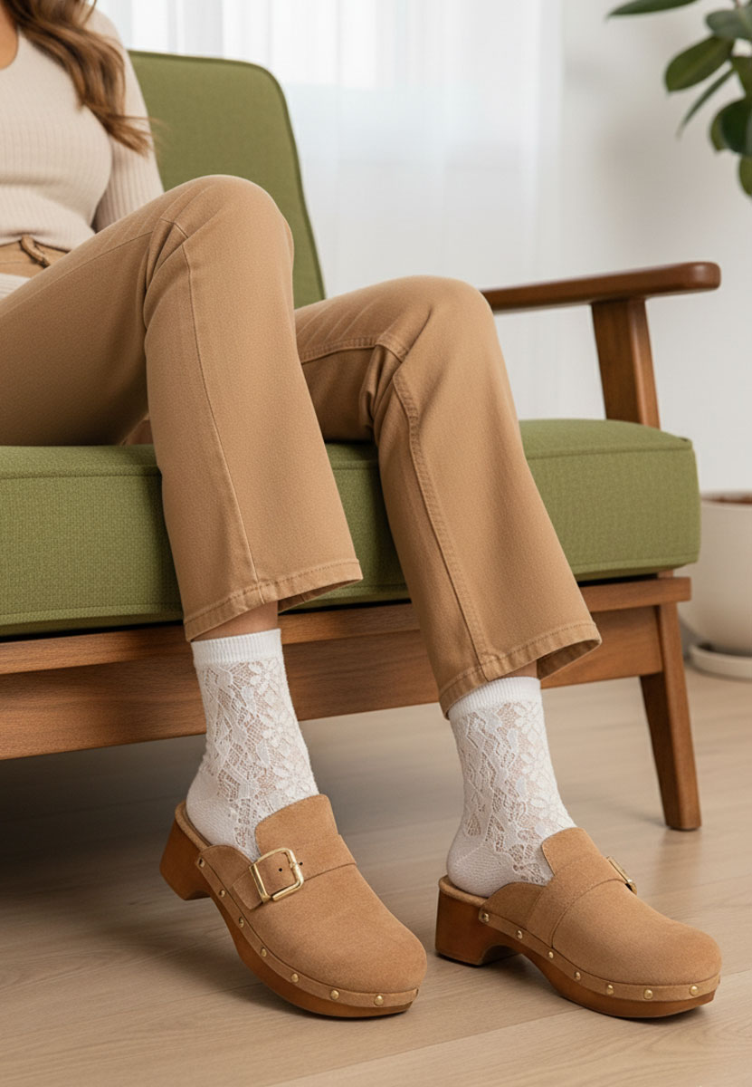 Zoccoli donna Advika V2 cachi