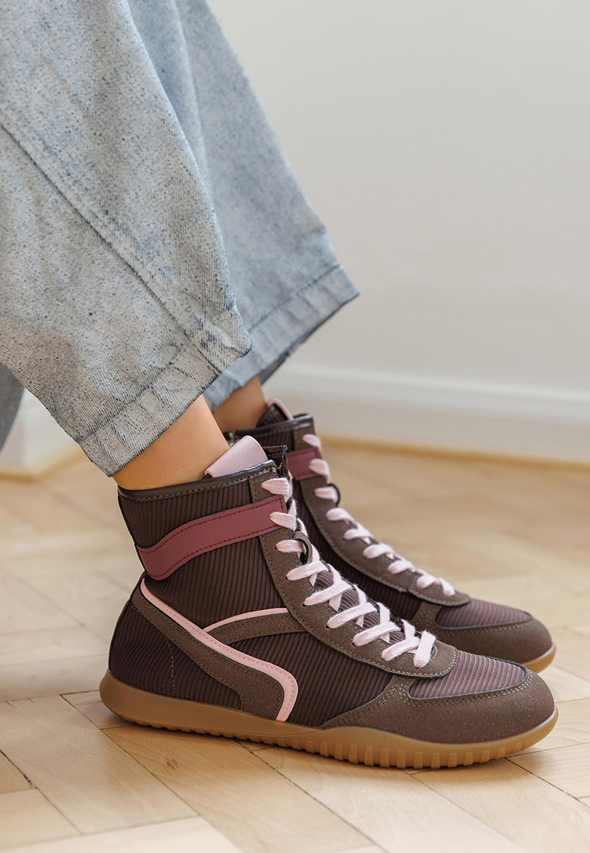 Scarpe da ginnastica High-Top Daine marrone Scarpe da ginnastica High-Top Daine marrone