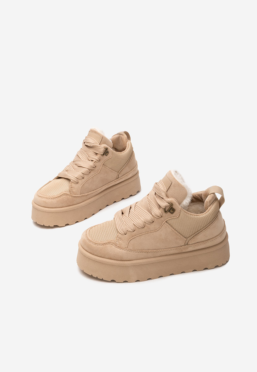 Sneakers con plateau Isariel cachi
