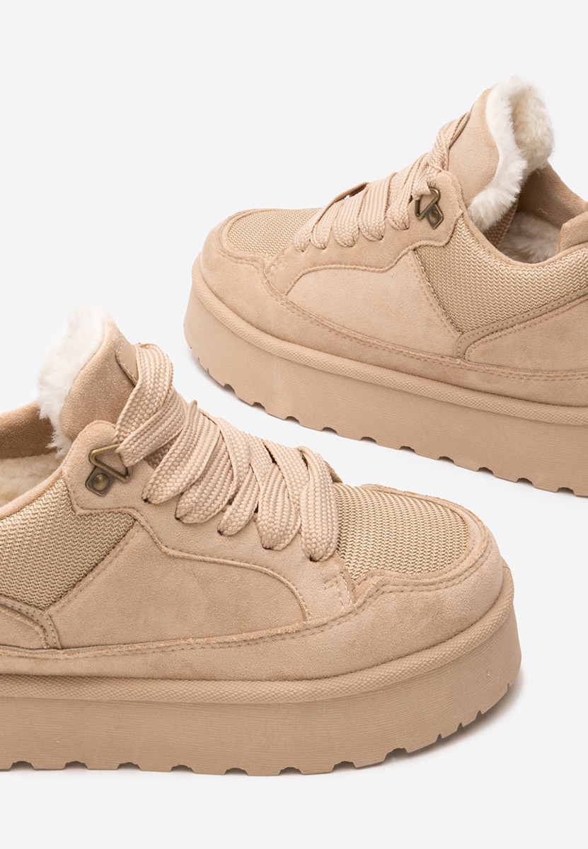 Sneakers con plateau Isariel cachi