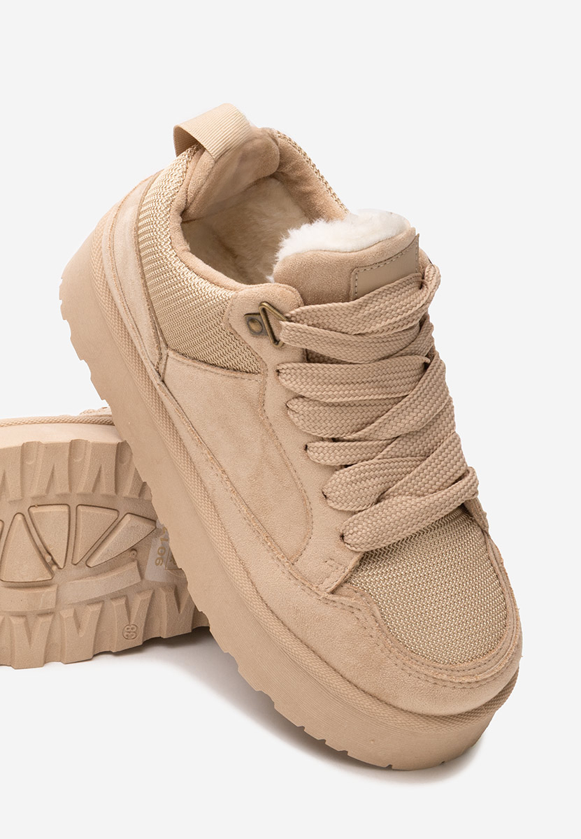 Sneakers con plateau Isariel cachi