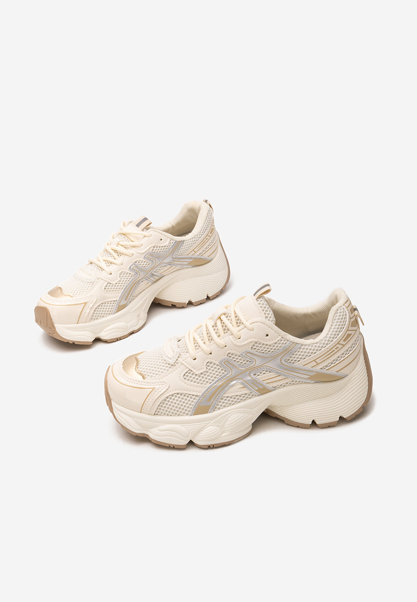 Sneakers con zeppa Kaliora beige