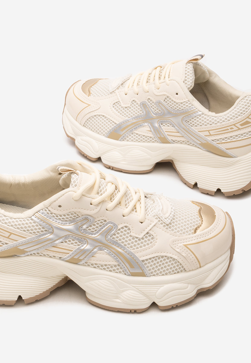 Sneakers con zeppa Kaliora beige