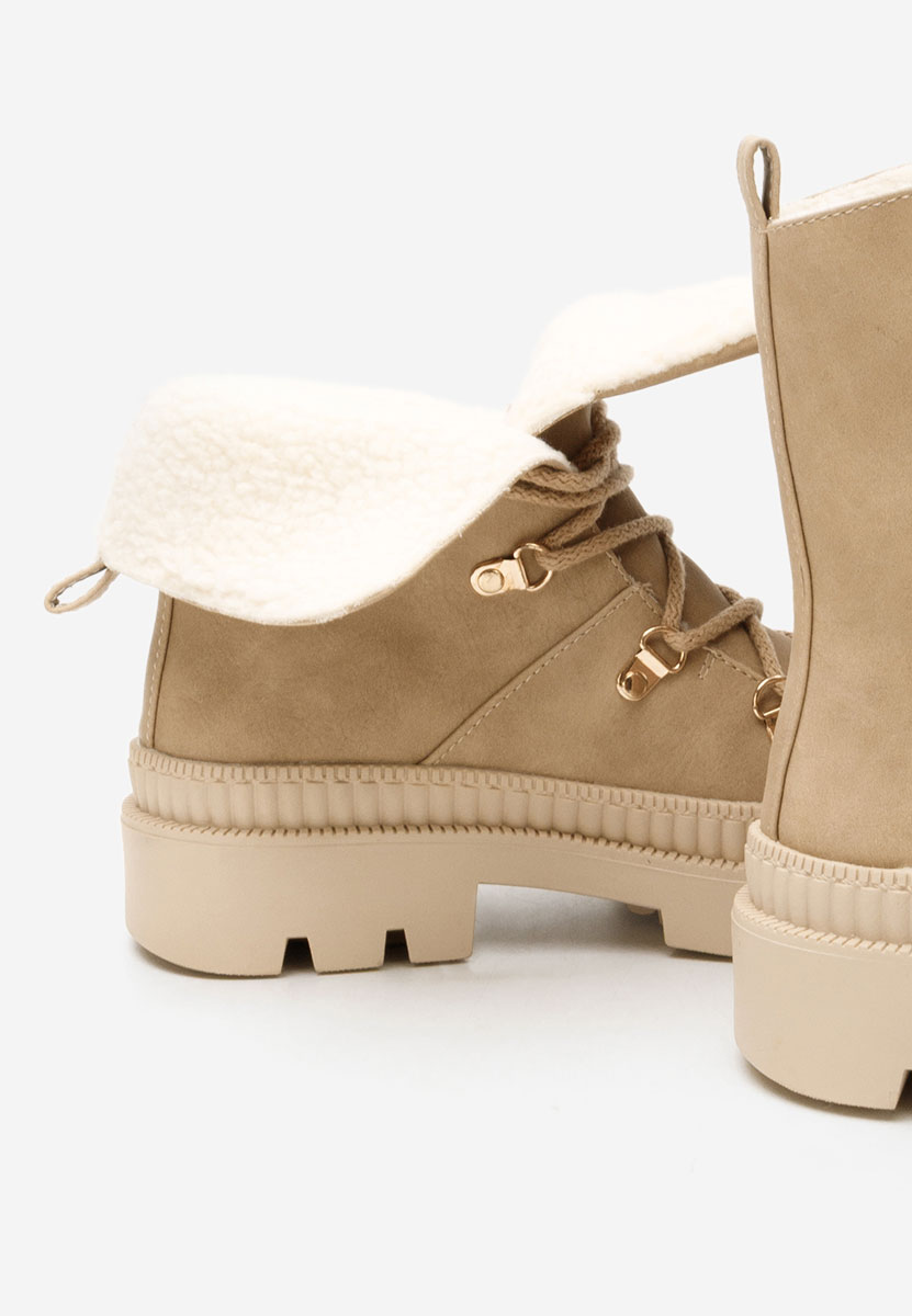 Stivaletti invernali donna Solira cachi