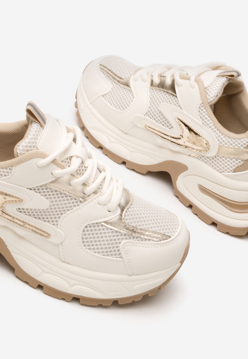 Sneakers con zeppa Ismira beige