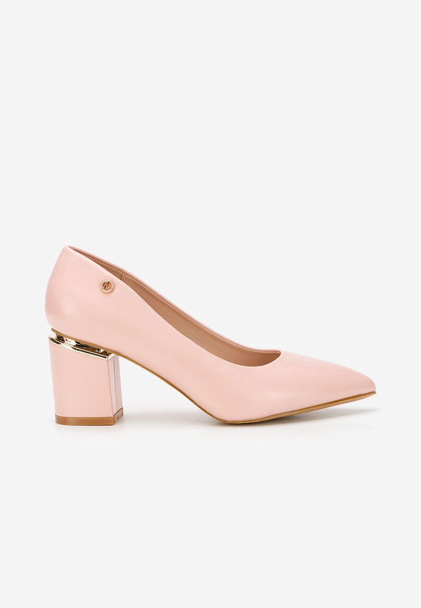 Décolleté tacco largo Nelia V4 nude