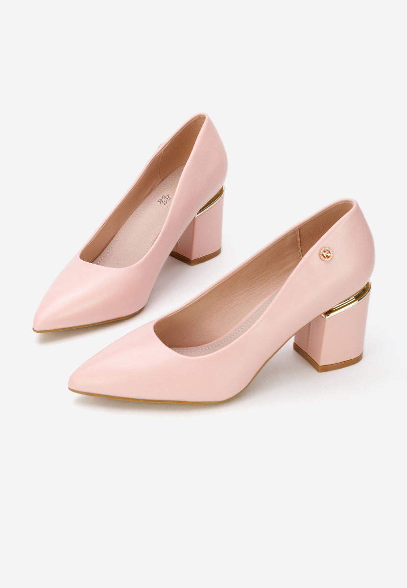 Décolleté tacco largo Nelia V4 nude