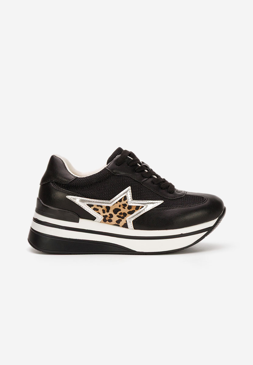 Sneakers con plateau Valorys nero