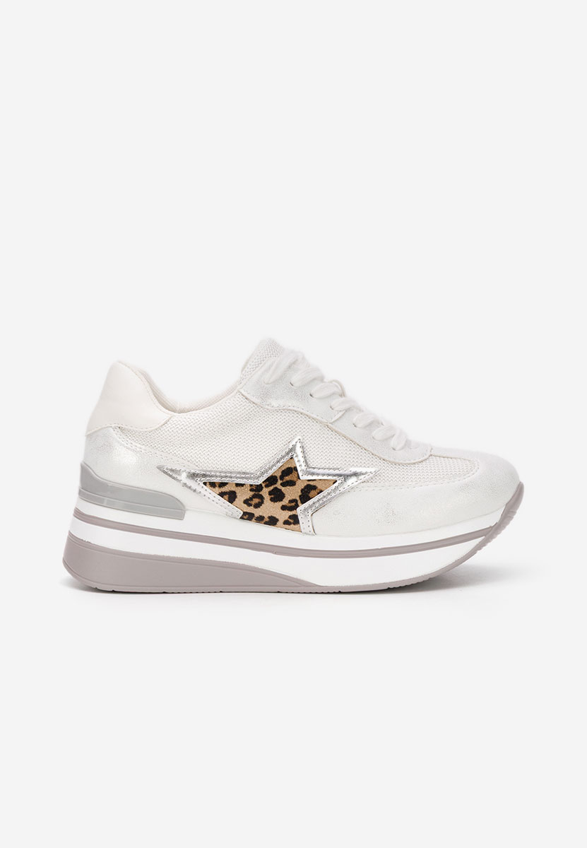Sneakers con plateau Valorys argento