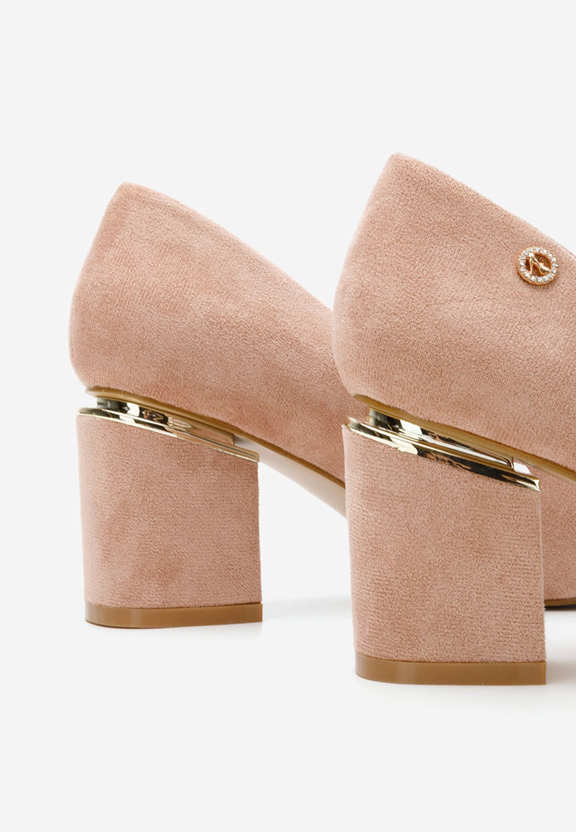 Décolleté tacco largo Nelia V5 nude