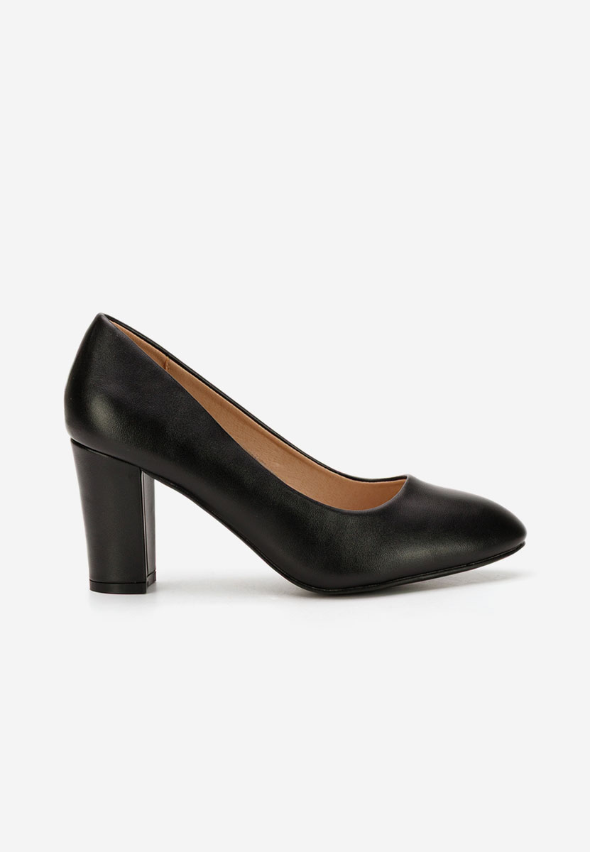 Décolleté tacco largo Bonanza V2 nero