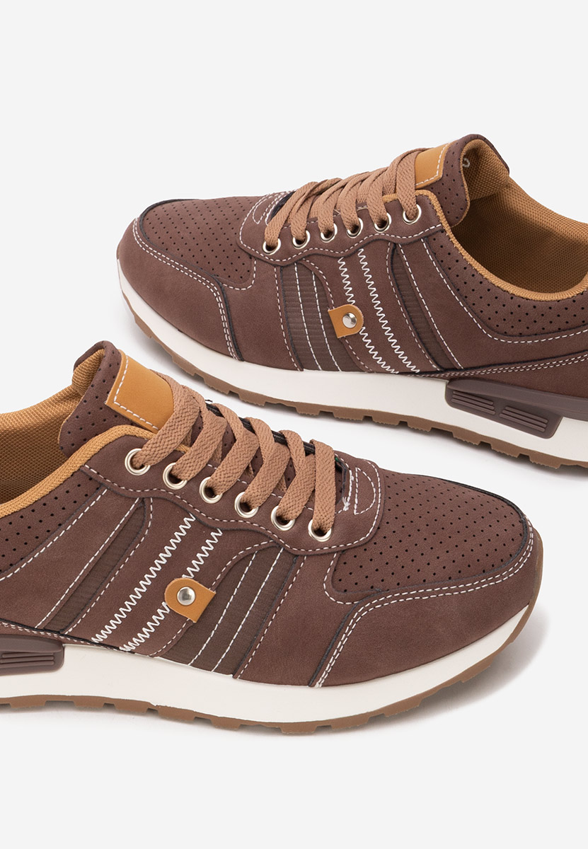 Sneakers da uomo Melcor marrone