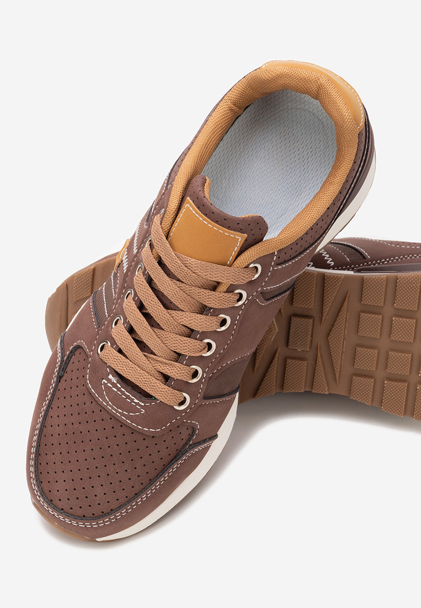 Sneakers da uomo Melcor marrone