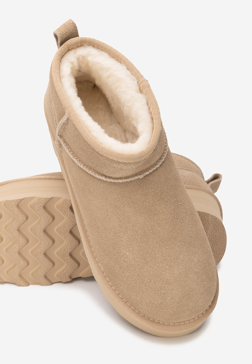 Stivali con piattaforma Fenoria beige
