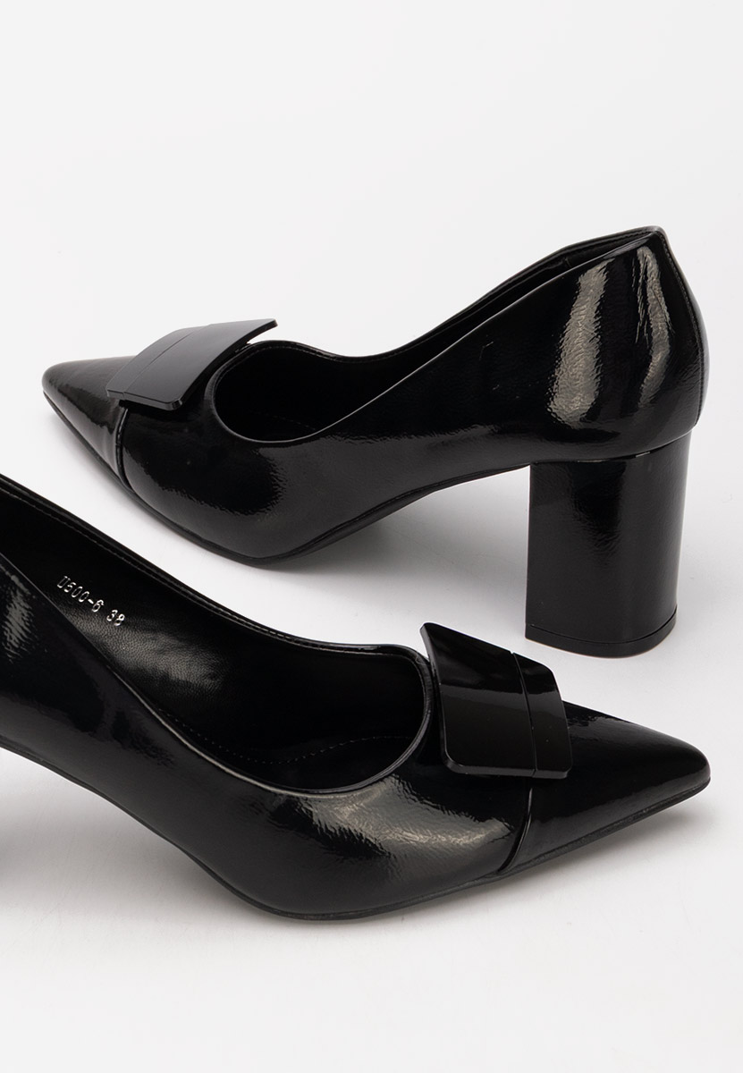 Décolleté tacco largo Civora nero