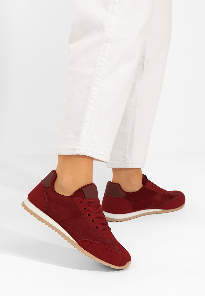 Sneakers donna Crinea granata