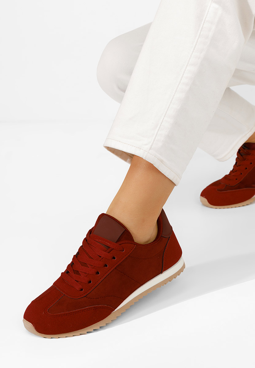 Sneakers donna Crinea granata