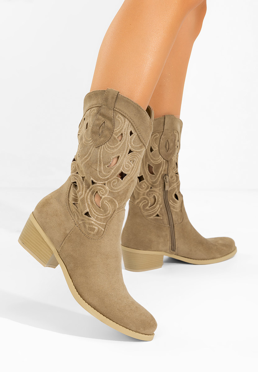 Stivali camperos donna Lettie cachi