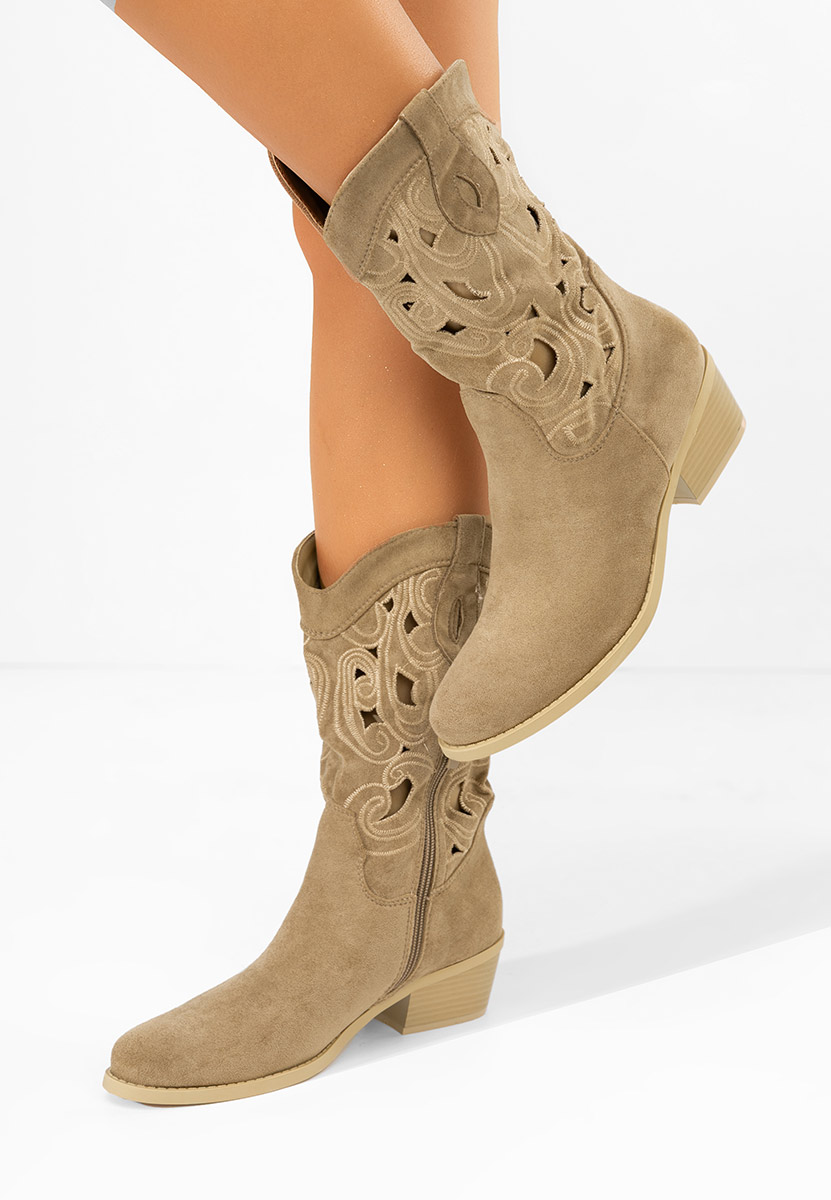 Stivali camperos donna Lettie cachi