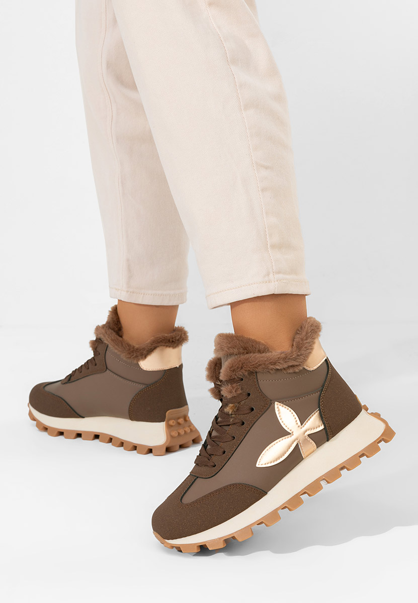 Sneakers donna invernali Ozia marrone