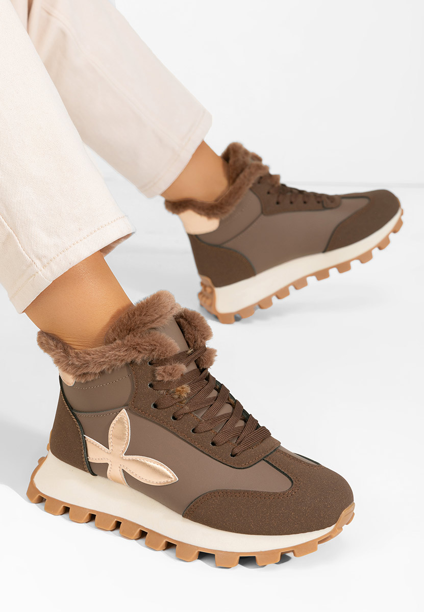 Sneakers donna invernali Ozia marrone