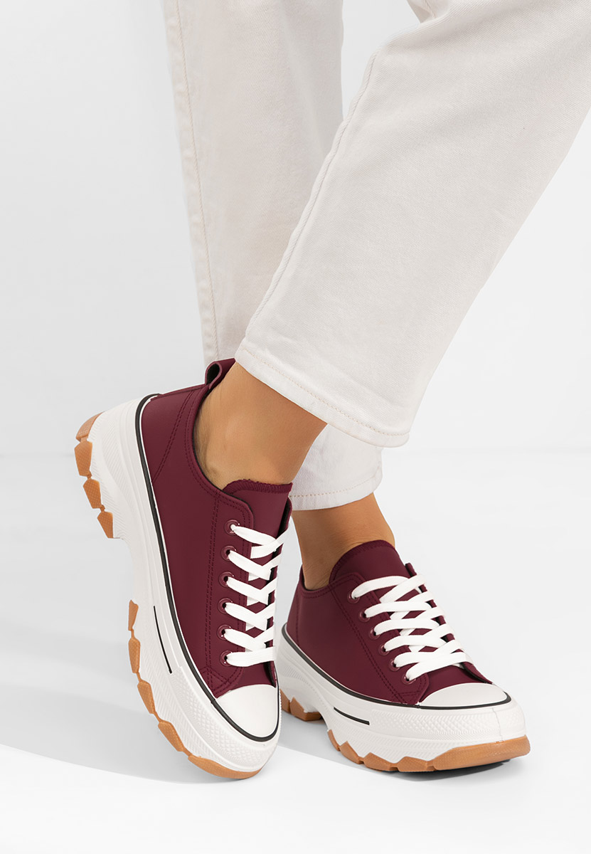 Scarpe da ginnastica con piattaforma Raviana V4 granata Scarpe da ginnastica con piattaforma Raviana V4 granata