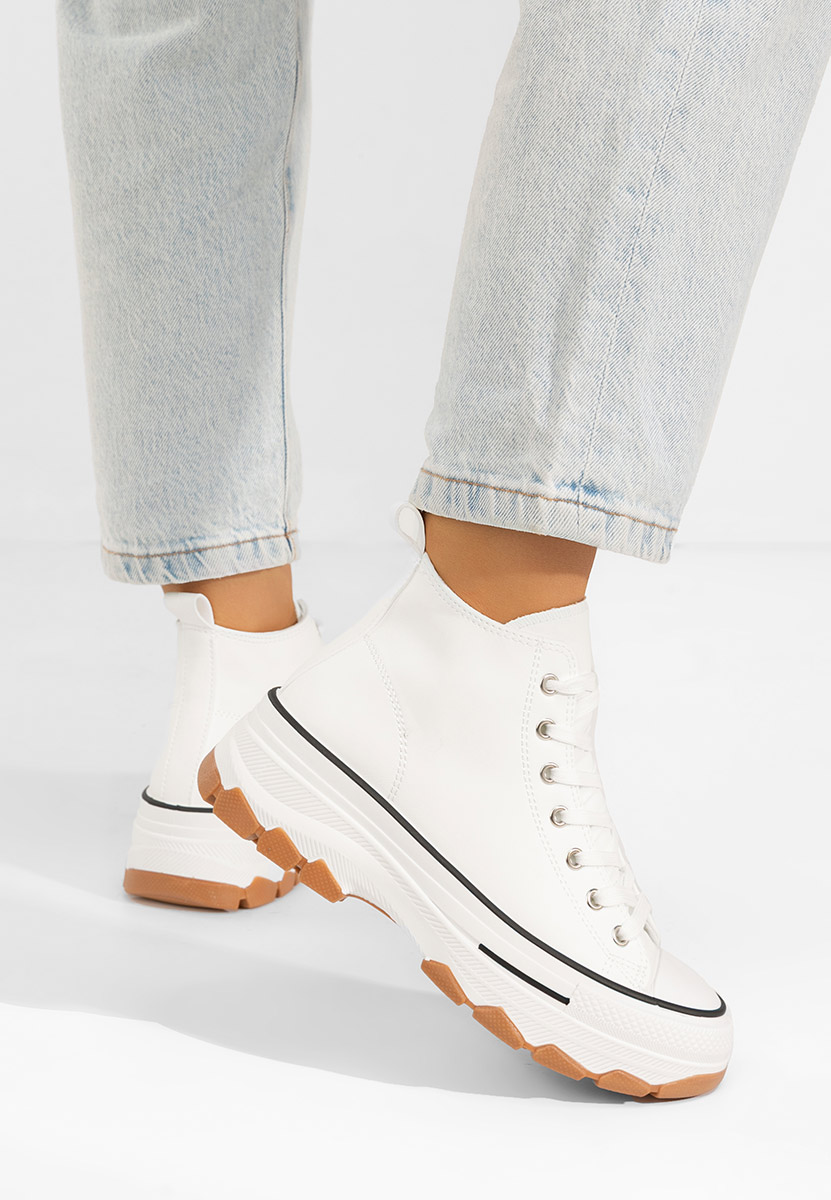 Scarpe da ginnastica con piattaforma Raviana V5 bianchi