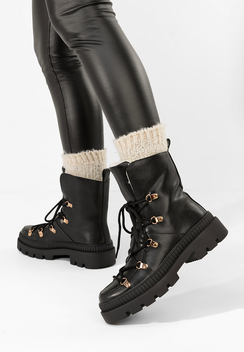 Stivaletti invernali donna Solira nero