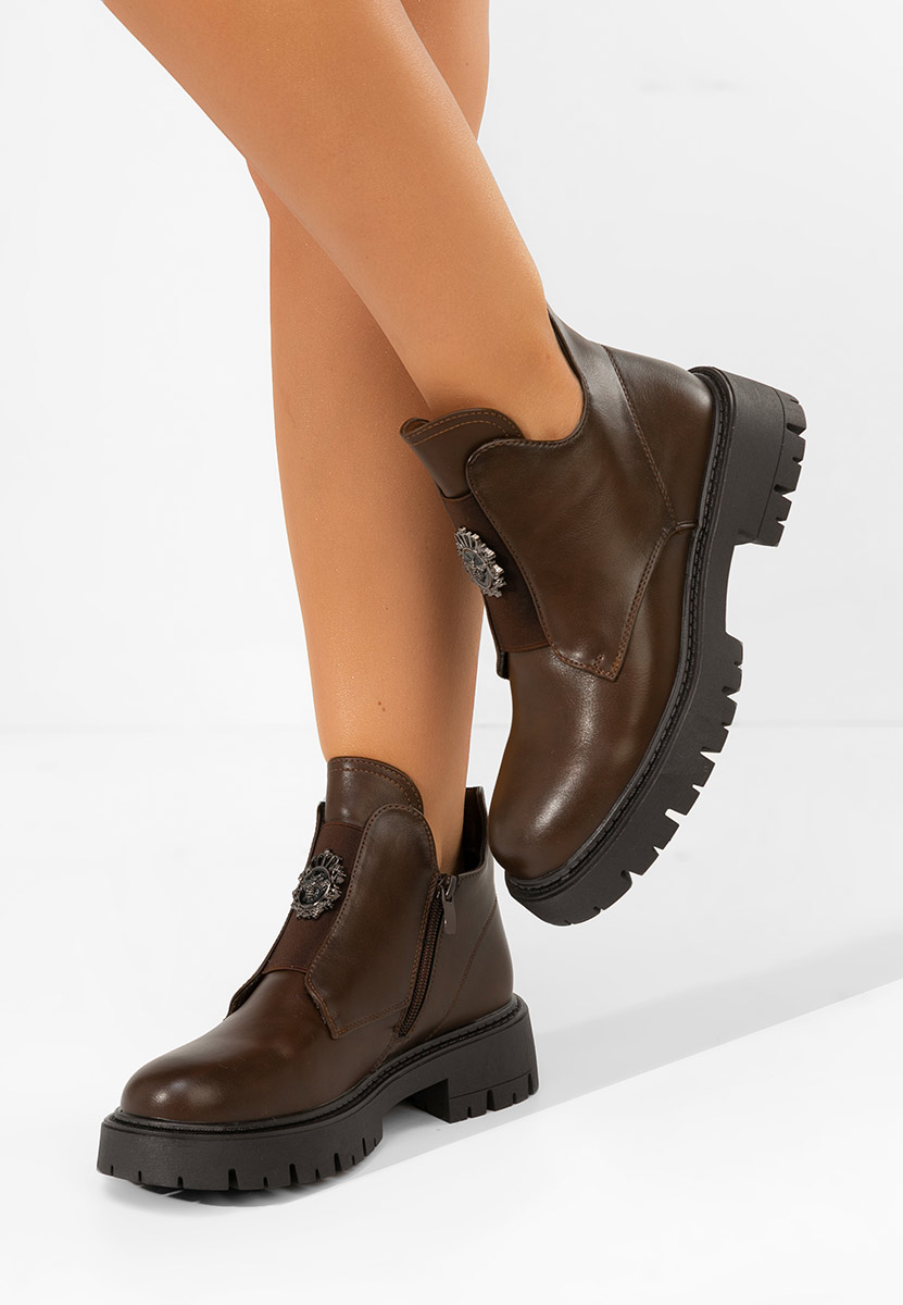 Stivaletti donna Daviria marrone