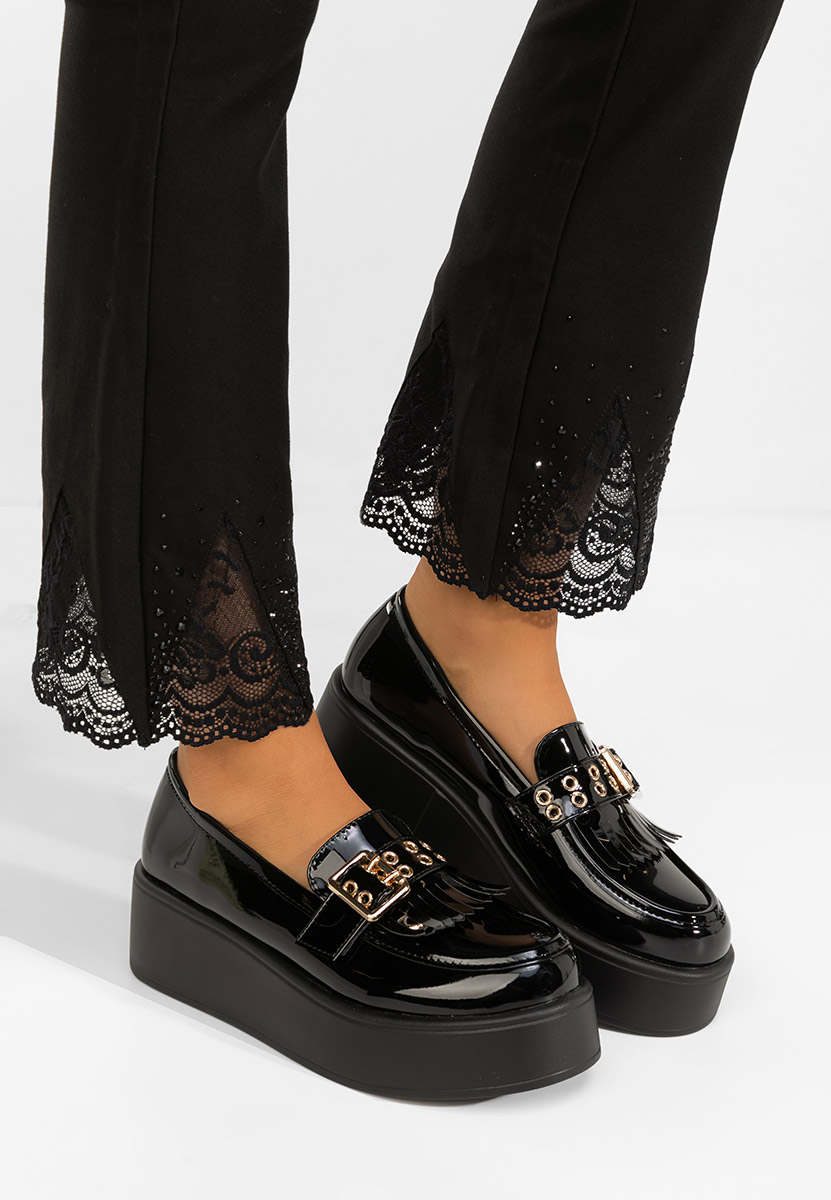 Mocassini donna platform Magie V2 nero