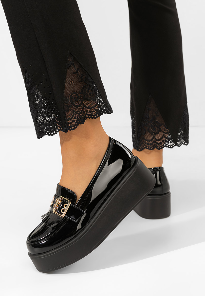 Mocassini donna platform Magie V2 nero