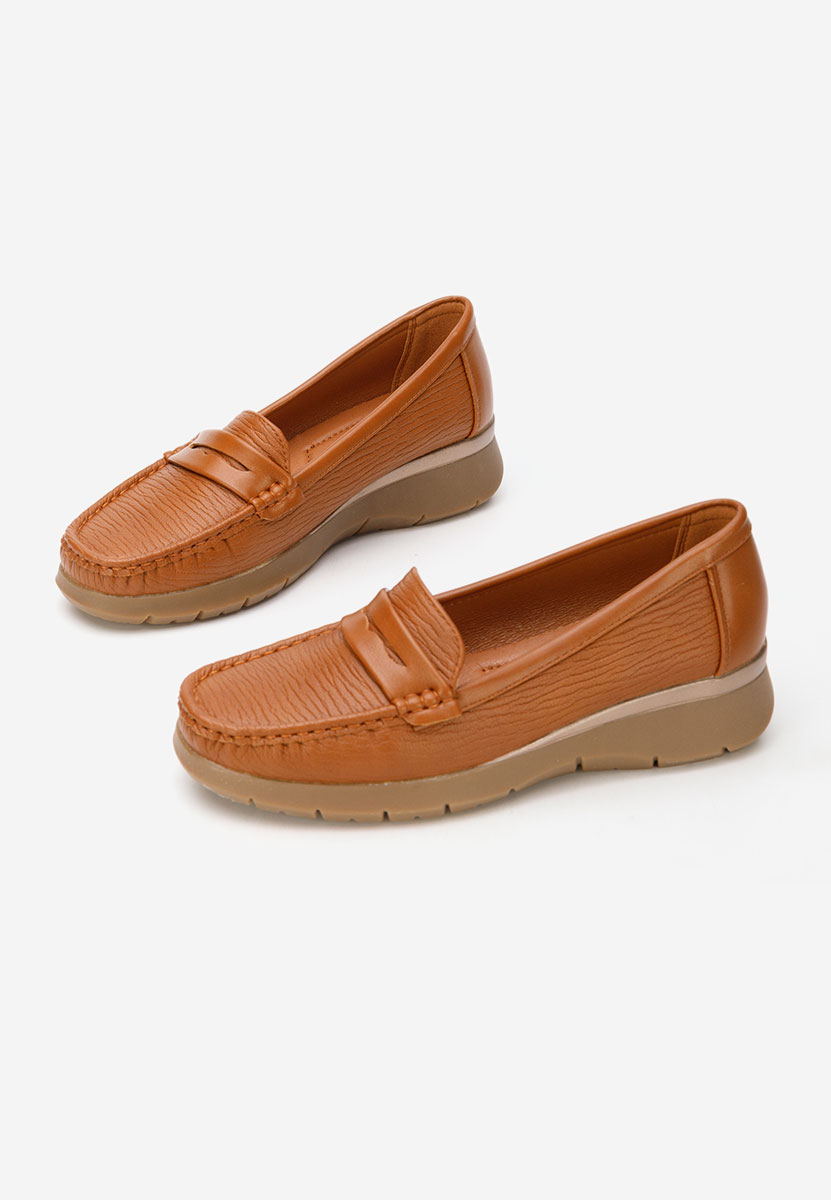 Mocassini donna platform Ozina camel