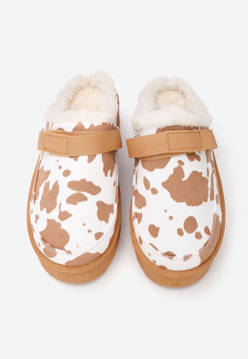 Saboti cu platforma Kimea animal print Saboti cu platforma Kimea animal print