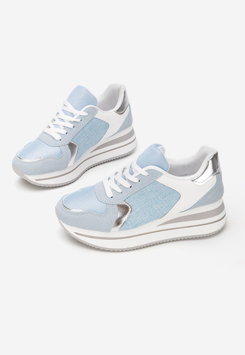 Sneakers con plateau Sidnei blu